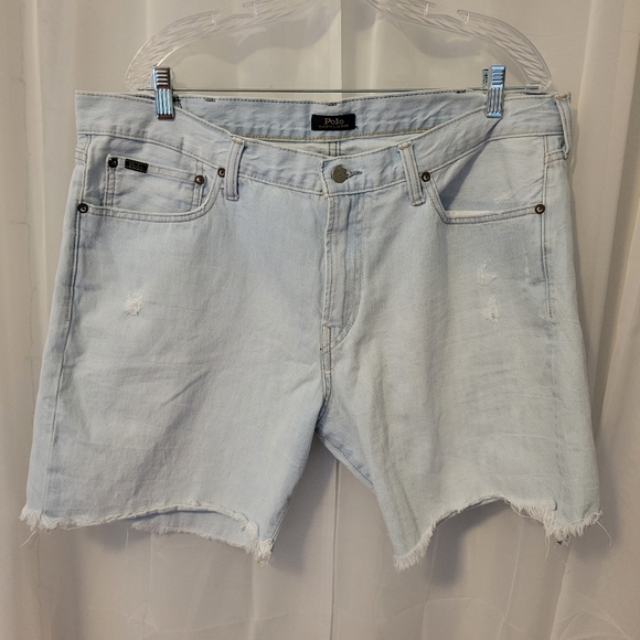 Ralph Lauren Pants - Polo Ralph Lauren The Sullivan Slim Distressed Cutoff Shorts size 38 (16/18)